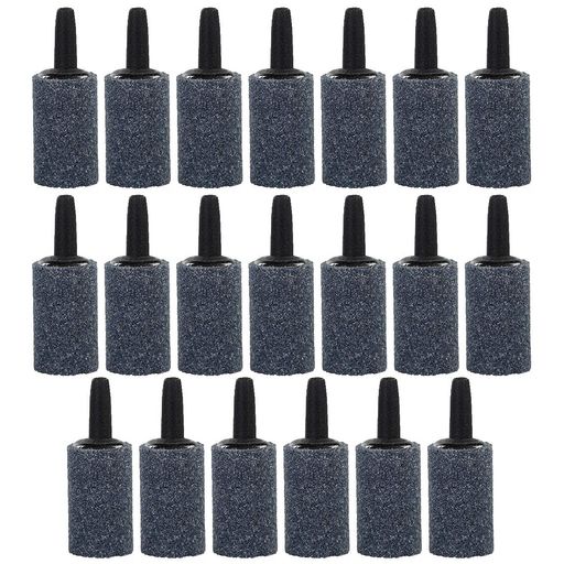 エアーストーン20個入り25mmx15mm円筒形いぶきエアーストーン小型気泡ディフューザー水族館水槽アクア..