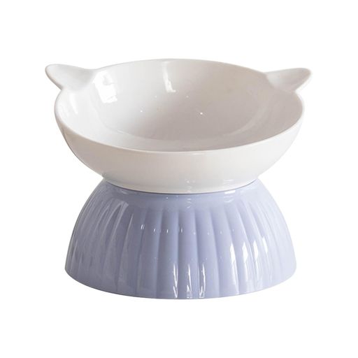 ペットボウル猫食器えさ入れdish猫みずのみお皿磁器滑り止め犬フードボウル(ピンクです)