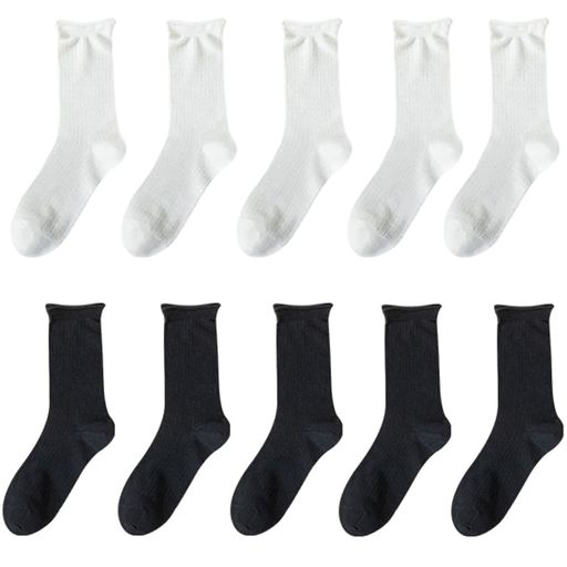 BXRJIE靴下レディースかわいいソックス靴下セット10足組脱げないレディースフットカバーレディカジュア..