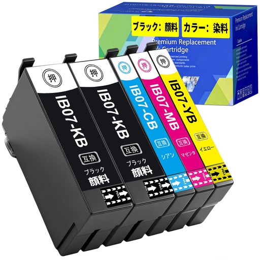 IB07 IB07CL4B 互換インクカートリッジ 4色5本セット goodvalueonlinestore-10047849 グットバリューオンラインストア パッケージ画像