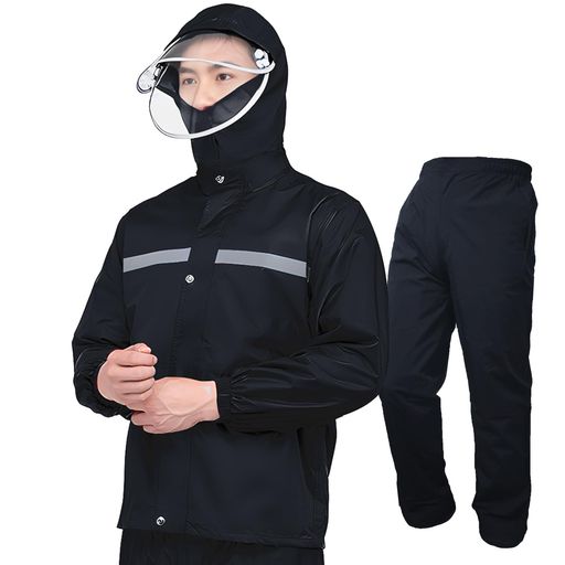 [三和雨]レインスーツレディースメンズレインウエア上下セット【超防水防風透湿安全反射シート通気メッ..