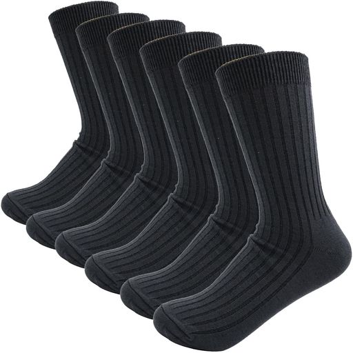 [Yosang]6足セット靴下メンズビジネスソックス薄手紳士消臭綿抗菌通気性脱げないリブ柔らかいフォーマル通勤