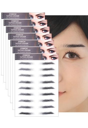 自然な眉毛:この眉毛シールは髪の毛のようなストロークがあり、一本一本で立体的で非常に自然でリアルな眉毛になっています。地毛に合わせるシールを選んで、ナチュラルで異常感を感じられません。短い時間で理想の眉毛を作れます。 使用簡単:眉毛シールは、いくつかの簡単な手順で適用されます。シールを切って、水でシール全体を濡らせて、上の紙を剥がして完成、何十秒でキレイな眉毛が出来上がり。自分でよりサイズ調節可能があります。 耐久性:この製品は高品質の素材を使用ため、色褪せなく、落ちにくいです。防水効果があり、洗顔や水泳、発汗をしても落ちることに恐れません。リアルの眉毛は長持ちで、約72時間かなりの効果があります。 選択可能:様々の色や形があり、髪の色やメイクに合わせて、お気に入りの眉毛シールを選ぶことができます。眉シールは1セットに60ペアがあり、約60回に使用することができます。 幅広い適用:眉毛がない方、薄い方にとって非常に便利です。そして朝メイク時間は少ない時、眉毛を描くのに時間をかけたくない方にもおすすめです。通勤、ショピング、パーティー、デートなどの場合にもお使いいただけます。