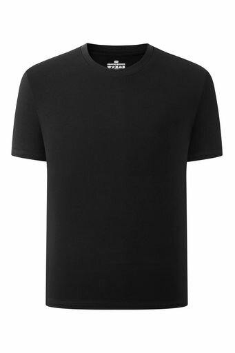 [WowooPlace]半袖Tシャツキッズトップス丸首無地Tシャツ95%綿5%スパンデックス男の子女の子夏です子供服ブラック170