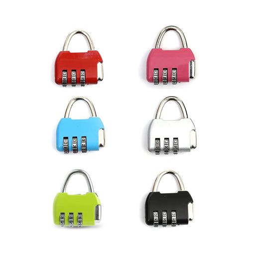 BRIIKPP南京錠スーツケースロック盗難防止金属製オフィス企業トラベル用6個セット