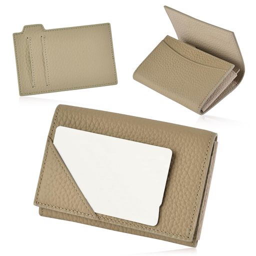 [KABANTiFY]名刺入れレディース本革カードケース名刺ケース男性女性カードケース仕切りマグネット大容量50枚収納選べる4色多機能薄い取り出しやすいカード入れ免許証ケース