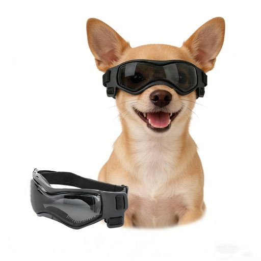 ポメラニアン、ヨークシャー、チワワ、プードルなどの小型犬用ゴーグルをお楽しみください。 子犬のサングラスは軽量で、高さ1.7インチ、長さ4.5インチです。 ヘッドストラップゴム6インチ~10インチ、あご紐ゴム5インチ~9インチ、引張測定なし、犬の頭のために十分に調節可能です。 環境にやさしく、頑丈で耐久性があるTPUプラスチック製犬用メガネ。 UV Protection コーティングのレンズは、いつでもペット目を太陽光線から守ります。 メガネの内側には柔らかいフレームパッドが付いており、快適で肌に優しいです。 広々とした内部構造で、犬の目に圧迫されません。 完全に密閉されたゴーグルは、ペットの目が風、汚れ、砂が損傷したり、その他空中を飛ばすことがありません。 調節可能なフレキシブルなヘッドとあごのストラップは、調整して締めることで小型犬用サングラスがぴったりと顔になれます。 そうでなければ、犬の鼻の上から簡単に動いて目に触れてもぴったりフィットしません。 運転時にも大活躍のゴーグルです パーティ、フォトブース、旅行、日常使いなどアウトドアでも活躍します。 ハロウィン、クリスマス、新年のプレゼントに最適。