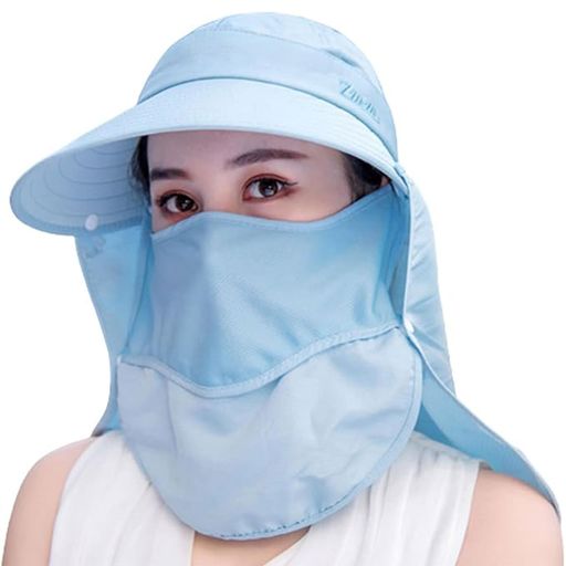 [Leadamon-oee]帽子uvカットレディースガーデニングサンバイザー農園帽つば広日焼け防止紫外線対策4WAY..