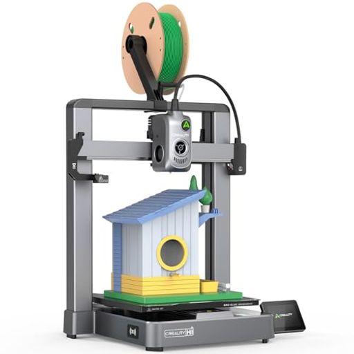 先進の多色印刷: Creality Hiは、4 CFS(コンボ版)を使用して最大16色の多色印刷に対応し、デザインの多様性と鮮やかな結果を提供します。 RFIDフィラメントの自動検出: RFIDセンサーを搭載し、Creality RFIDフィラメントの種類と色を自動的に検出し、シームレスな印刷と最適な材料互換性を保証します。 超静音動作: ダイナミックバランスの取れたファン、摩擦のないリニアレール、ロッドにより、より静かな3Dプリント体験をお楽しみいただけます。サイレントモードでは、騒音レベルはわずか48 dBに低減され、家庭やオフィスでの使用に最適です。 手間いらずの設定: セットアップが簡単な組み立て済みで、折りたたみ式ディスプレイスクリーン、クイックスタートガイド、プライバシーキャップ付きウェブカメラを内蔵しており、利便性とセキュリティが向上しています。 スピードと性能の向上: FOCアルゴリズムを搭載したステップサーボモーターにより、プリンターは500 mm/sの驚異的な速度と最大12,000 mm/s2の加速度を達成し、より高速で効率的な印刷を実現します。