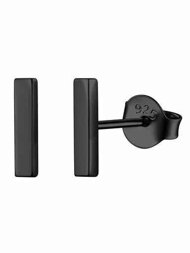 FOCALOOKピアスレディースシルバー925メンズピアス金属アレルギーつけっぱなし小さいピアスアクセサリー人気ミニシンプルブラック