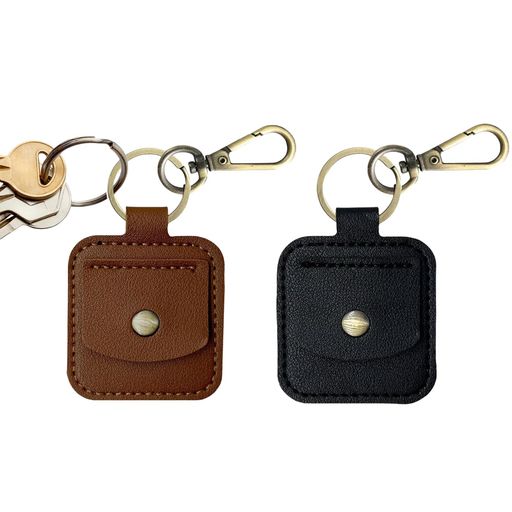 [Vibrly]コインホルダーキーケースキーホルダー現金ギターピック収納可能スリムで軽量な旅行ケースキー..