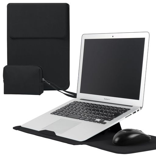 【対応機種】市販された13.3インチから14インチのパソコンに対応可能。13-13.6 インチ Macbook Air 2010-2026 M1/M2/M3/M4/M5 チップス: (A3240 / A3113 / A2681 / A1369 / A1466 / A2337 / A2179 / A1932); @13-14インチ Macbook Pro 2008-2026 M1/ M2/ M3 /M4 /M5 Max/Proチップス: (A3112 / A3185 / A3401 / A2159 / A1989 / A1425 / A1502 / A1278 / A1706 / A1708 / A2251 / A2338 / A2442/ A2918 / A2992 / A2779) Macbook底面のMode番号をご確認の上お買い求めください、東芝 , 富士通 , 松下 , Dell , Lenovo , ASUS , Acer , HPなどやその他のブランドの14インチ以内のノートパソコンも対応可能。 【360°保護機能】耐水性PUレザーと柔らかい裏地で高い保護力を提供します。