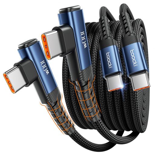 ✨【ご注意】▲本ケーブルは USB2.0 規格対応で、最大データ転送速度は 480Mbps となります。▲映像出力には対応しませんです。充電専用ケーブルとしてご使用ください。▲USB Type-C - USB Type-C の両端子が C タイプのケーブルです。 ✨【革新的 L 字コネクタで使い勝手抜群】従来のストレート型とは異なり、90°L 字設計を採用。充電しながらゲームをしたり、スタンドに設置したりする際にケーブルが邪魔にならず、スペースが狭い場所でもスッキリ使用できます。 ✨【最大 100W 急速充電対応】PD・QC 各種規格に対応し、最大 100W のハイパワー急速充電を実現。待ち時間を大幅に削減し、仕事もゲームもストレスフリーに。頻繁にノート PC を使う方、ゲームを楽しむ方に特におすすめです。 ✨【こだわり構造で高耐久性】1 端子部分にはアルミニウムコネクタを採用し、高耐久かつ軽量。2 高級感のある高密度ナイロン編みでケーブル内部を保護し、断線しにくい設計。3 長めの補強カバーを搭載し、曲げに強く、優れた耐久性を実現しています。