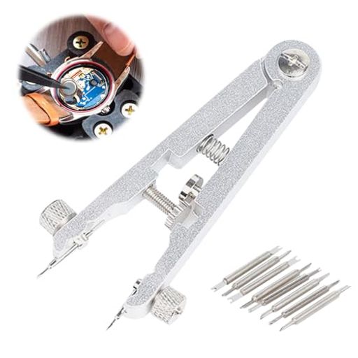 PAVIKE両つかみ式時計ベルト交換修理キットバネ棒外し腕時計工具両つかみ式バネ棒外し時計ピン取り外しツールベルト交換工具長さ調整交換修理工具汎用