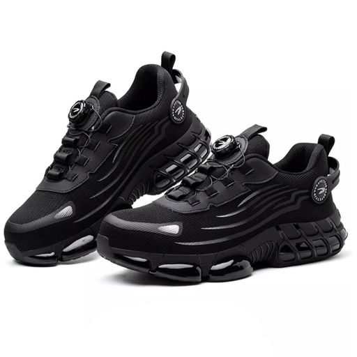 [Luvian]安全靴ダイヤル式作業靴おしゃれセーフティシューズ鋼先芯防滑安全靴メンズ作業靴労働保護靴耐摩耗性の作業靴おしゃれあんぜん靴耐穿刺性耐衝撃性軽量通気滑り止耐摩耗男女兼…