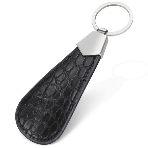 [ZOMAKE]靴べらキーホルダー携帯用ミニ軽量PUカバーステンレス製コンパクト高級おしゃれ