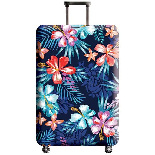 Rakuten - [GOXUNYUAN]荷物カバー、保護洗えるスーツケースカバー-旅行用伸縮性スパンデックススーツケースプロテクター19~30インチに対応フラワー