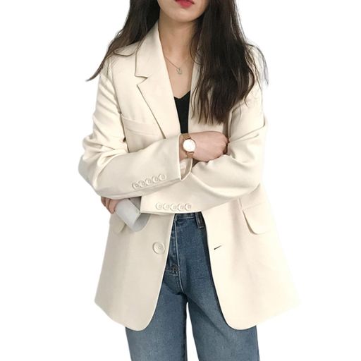 Rakuten - [7-livehouse]ジャケットレディーステーラードジャケット長袖大きいサイズスーツトップス春秋冬フォーマル通勤オフィスカジュアル無地スリム韓国着痩せアウター上品きれい着痩せ