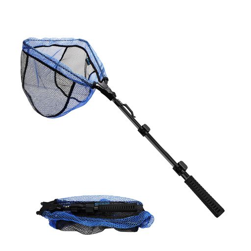 【商品仕様】全長:110cm、収縮時:78cm、収納時:44cm、重量:465g、網の深さ:33cm。ワンタッチで展開、3段階調整可能! 折り畳みで、携帯楽々! 【材質】玉の柄には10%炭素繊維、90%ガラス繊維を採用して、軽量で高強度、耐食性も強い。魚体を傷付けにくい2色ラバーコーティングネットを採用し、魚へのダメージを抑えます。 【コンパクト・使用便利】ロックを専門に設計しています、調節と固定が簡単です。柄を簡単に適切な長さに調整できます。フックを付けて、手間かかる必要はありません。ワンタッチで折り畳め、バッグに入るので持ち運びが便利です。 【三角のネット設計】三角のデザインは水中でのスイングを容易にし、力を節約して、腕の力の弱い女性や子供でも扱いやすく、魚をすくった際に無駄な重量がかかることがないため、中型の魚でも手軽に掬い上げることができます。 【幅広く対応】釣り場では大活躍!アジング、エギング、チヌ、メバル、ロックフィッシュ、ブラックバスなどの小型魚に!海