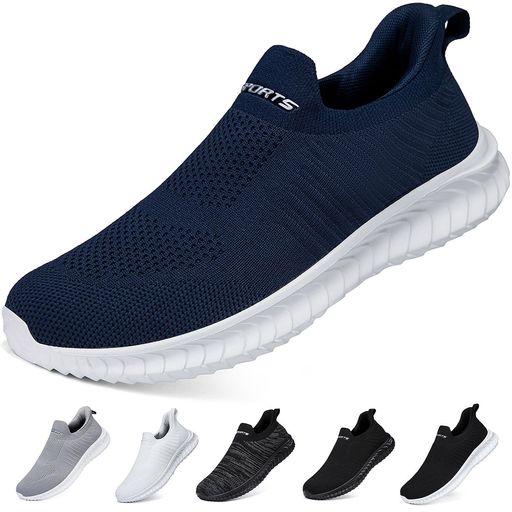 [DOIF]【立ったまま履ける靴】スリッポンスニーカーメンズレディースシューズランニングウォーキングナースシューズ靴上履き運動靴婦人靴トレーニングジョギング室内履きスポーツ紐な…