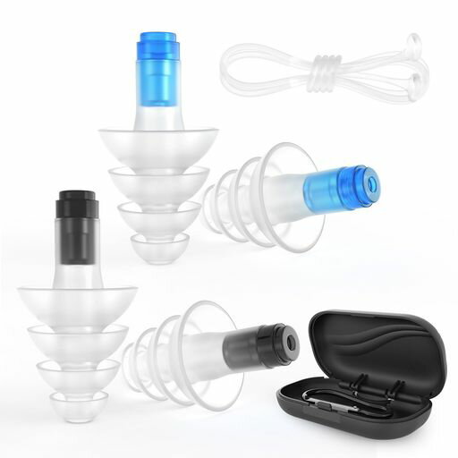 Quietide耳栓飛行機飛行機用耳栓気圧調整調整機能付き聴覚障害予防イヤープラグ航空機電車睡眠仕事水洗..
