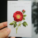 G-RUI1個ファッションアイロンフラワー刺繍パッチアイロン接着刺繍パッチアップリケ衣類用パッチ衣料品用K993