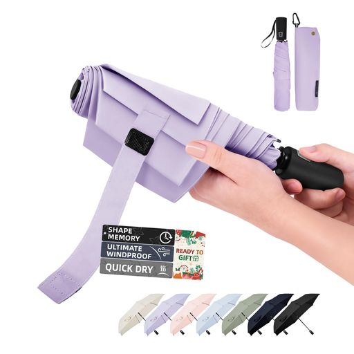 Lilac折りたたみ傘形状記憶軽量スリムUVカット形状安定206gおりたたみ傘ワンタッチ自動開閉おりたたみ傘晴雨兼用メンズレディース梅雨対策折りたたみ傘コンパクト耐強風男女兼用携帯し…