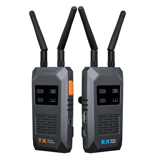 ワイヤレスHDMI送受信機セット小型5G200MLemoreleワイヤレスHDMI無線拡張モード4台増設可能WIFI/設定不要1080PフルHD/5G超低遅延音...