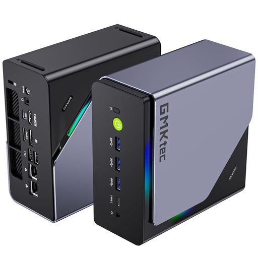 BMW Mini - GMKTEC K12 ミニPC AMD RYZEN 7 H 255搭載【8745HSより速い】8コア16スレッド 最大4.9GHZ 32GB DDR5+1TB NVME SSD PCIE4.0x4拡張対応 OCULINK搭載 デュアル2.5G LAN