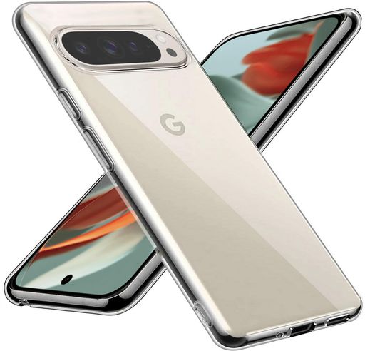Rakuten - GooglePixel9ProXLケースクリアピクセル9XLクリアケース透明TPUソフトPixel9ProXLカバー薄型全透明ストラップホール付きレンズ保護柔軟耐衝撃スリムスマホケース
