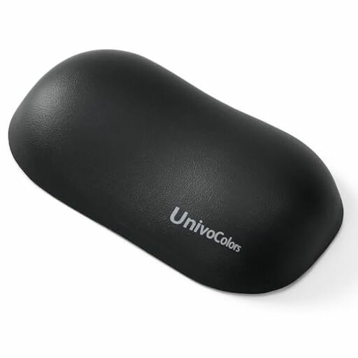 UnivoColors Ergonomic Memory Foam Mouse Wrist Rest - Premium PU Material, Low-Rebound Cushion, Wrist Support - Ideal for PC Gaming & Office Work - Reduces Fatigue, Distributes Pressure, Relieves Wrist Pain...