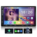 ATOTOZONEA5LAndroidナビ7インチディスプレイオーディオ、2DINカーナビワイヤレスCarPlay&ワイヤレスAndroidAuto、Wi-Fi/Bluetooth/USBテザリングに対応、2+32GB、DSP&アンプ