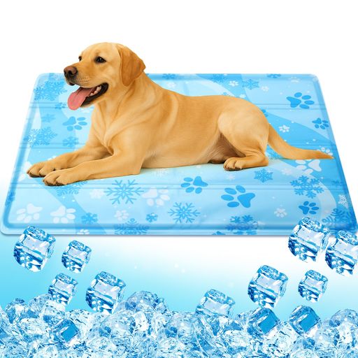 Sazuikペットひんやりマット犬猫冷却マット50*90cmペット用クールマット涼しい熱中症熱さ対策接触冷感防水耐噛み冷感シート洗える無害ジュル猫中型大型犬ウサギ対応人間ペット兼用ひん…