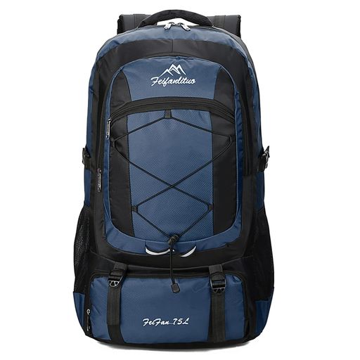 [RaoRanDang]登山リュック防水軽量耐久性75L大容量ハイキングバックパックハイキング、旅行、登山、キャンプアウトドア、釣りに適しています