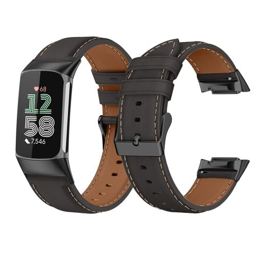 [LuFiYa]時計バンドFitbitCharge6/FitbitCharge5対応レザーバンド交換バンド時計ベルト腕時計バンドビジネス風柔軟男女通用牛革ストラップFitbitCharge6/FitbitCharge