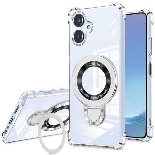 Rakuten - GalaxyA255Gケースリング付きSamsunggalaxya255gカバー多機能スタンドリングマグネット搭載縦横両対応隠し収納式米軍MIL規格耐衝撃薄型超軽量全面保護指紋なし黄変なし手触り良い傷に強い