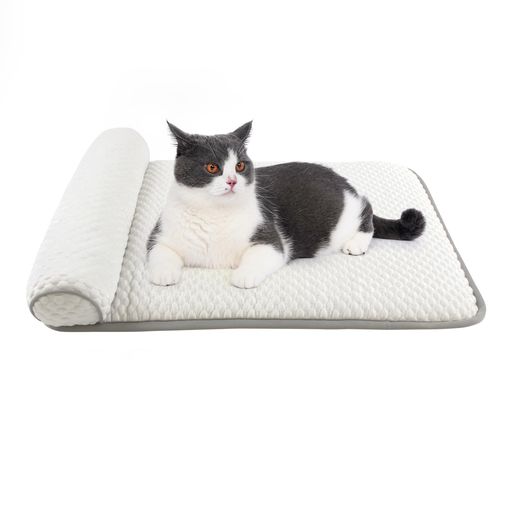 Peto-Raifuペットマット猫犬用枕付きマット接触冷感ペットベッドペットシーツペット敷きパッドペットご..