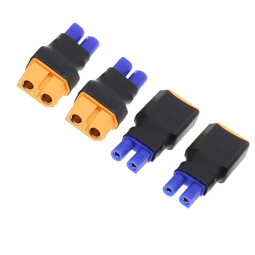 電子スピードコントローラーまたは充電器でEC2のRCバッテリーをXT60に変換するために使用します。 メスEC2からオスXT60アダプター2個。 オスEC2からメスXT60アダプター2個。 頑丈で安全な接続、軽量、RCおもちゃの重量を減らします。 ケーブルデザインがないため、スペースを節約でき、ポータブルで使いやすいです。これらのコネクタを使用することで、はんだ付けの時間を節約できます。