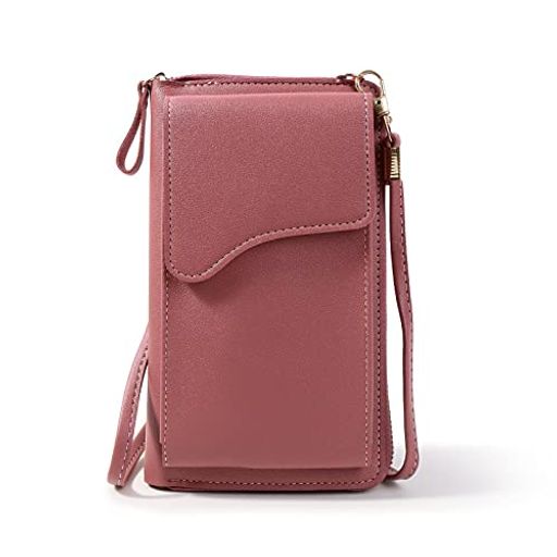 【商品規格】商品サイズ:約18*11*5cm / 商品重量:約121g / 商品特徴:6.9インチまで対応、お財布型の軽量コンパクトなスマホポーチです。 斜め掛けショルダータイプ:斜め掛けのショルダーバッグタイプで両手が自由になるケータイショルダーです。お子様のいるママさんも抱っこしたままお出かけできます。ショルダーストラップは肩に優しい柔らかい合成レザーを採用し、長時間のお出かけでも負担は少なく楽々です。 多様なシーンで活躍:通勤やオフィスで仕事中もスマートフォンだけは手放せない、常に持ち歩く必要がある時もポケット代わりのポシェットが役に立ちます。また、旅行先の散策やテーマパークなどのレジャーの際も最小限の荷物で身軽に行動が可能です。 軽量で持ち運びやすい:軽量設計により、長時間の使用でも肩や首への負担を軽減し、快適に持ち運ぶことができます。 多機能収納ポケット:化粧品、カード、現金、小銭、小物、アクセサリーなど様々なアイテムを整理して収納できる便利な多機能ポケット付きです。クレジットカードやポイントカード、お札やウェットティッシュなど最低限の必要なものが入ります。