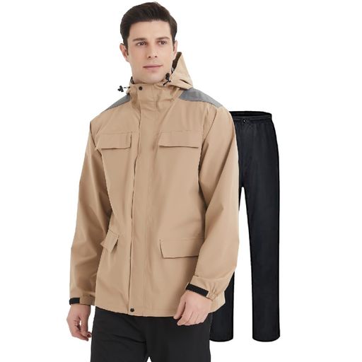 [TopKylin]レインウェアメンズ上下リュック対応レインスーツゴルフ雨具カッパレインジャケットレイングッズ防水透湿軽量ストレッチ素材ワークマンアウトドアバイク用通勤通学釣り登山…