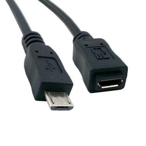 NFHK50cmフルピン接続マイクロUSB2.0タイプ5ピンオス-メスケーブルタブレット携帯電話用MHLOTG延長50cm