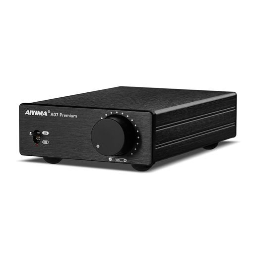 このAIYIMA A07 Premium パワーアンプは、TPA3255D2アンプチップとNE5532オペアンプチップを採用し、非常に静かで、簡単に設定することができます、それはホームオーディオのステレオシステムのための素晴らしいミニオーディオのコンポーネントアンプです。 最大出力600WのA07ステレオ・レシーバー・アンプは、真のプレミアム音質を実現するTI TPA3255高性能クラスDパワー・アンプ・チップを搭載しています。 高度な統合フィードバック設計と独自の高速ゲートドライバエラー補正技術(PurePath Ultra-HD)を特徴とするTPA3255は、ADモードで動作し、全高調波歪み(THD)10%で4Ω負荷315Wx2、8Ω負荷150Wx2を最大駆動できます。 3.5mm AUXプリアウトとRCAオーディオ出力:フルレンジ出力用3.5mmポート、「プリアウト」レベルはボリュームで制御、スピーカー、アンプ、アクティブサブウーファーアンプなど、あらゆるアクティブデバイスに接続可能。) A07 Premium ミニパワーアンプはNE5532デュアルオペアンプチップを採用。