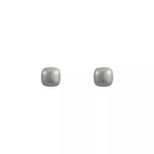 FuYulandピアスレディースイヤリングシンプル925銀針スタンダード合わせやすい金属アレルギー対応オシャレ方糖デザイン韓国ギフト(グレー)