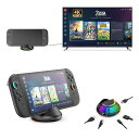 Switch2用ドック【2025年新型5in1多機能】Switch充電スタンド(LANポート/HDMI変換/TVモード/USB-C/USB2.0)PD60W急速充電有線LAN付きスイッチ2ドックマルチポートを搭載軽量化RGBライト付き