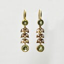 グッドウィル アンティーク ジュエリー 15ct パール ペリドットイヤリング ピアス