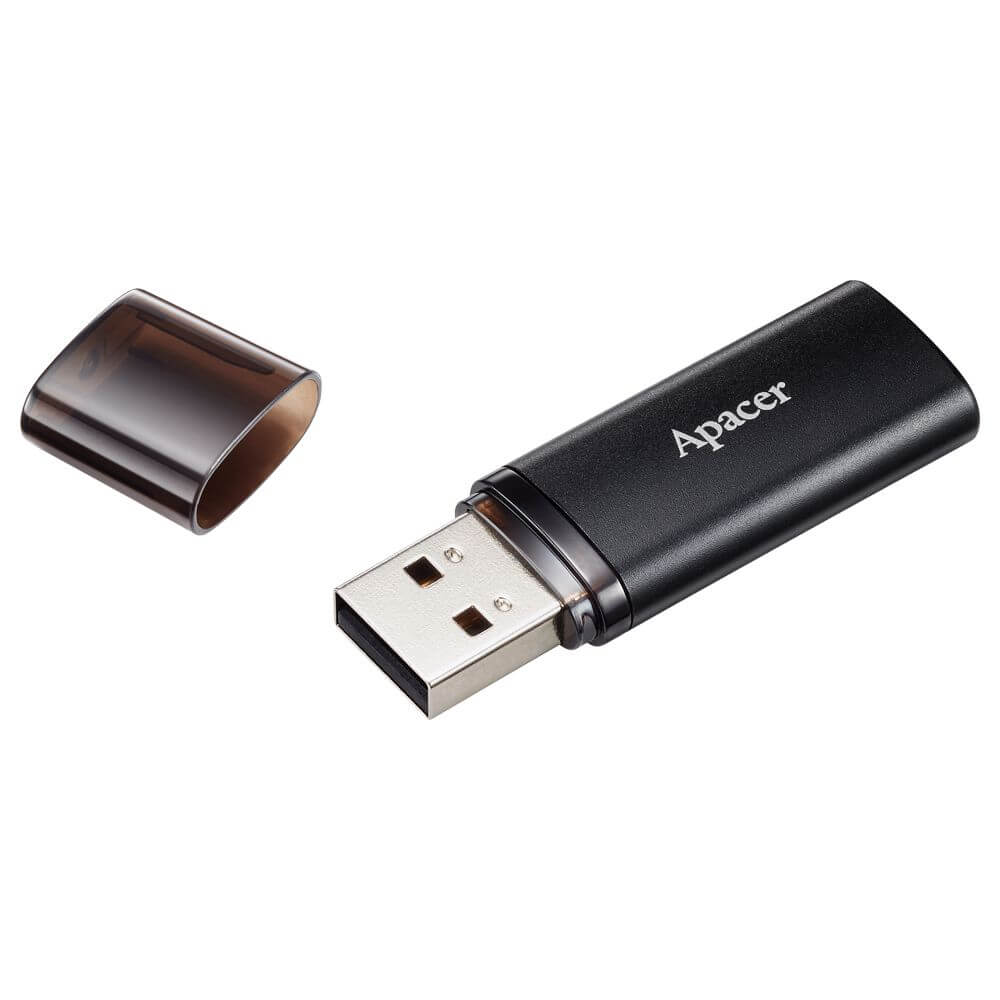 Apacer AP128GAH25BB-1 USB 3.2 Gen 1 フラッシュメモリ 128GB Deep Valley Black
