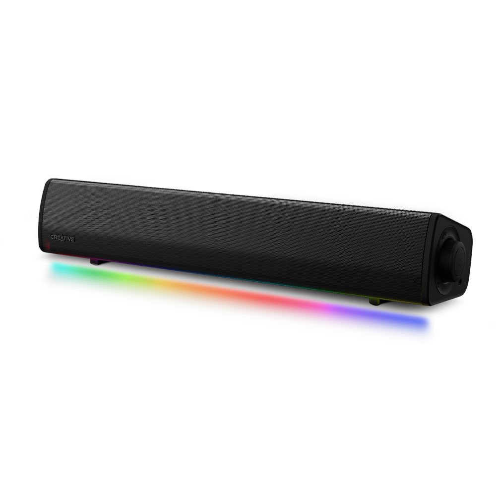 乐天商城 - CREATIVE Sound Blaster GS3 SP-SBGS3-A RGB ライティング搭載のコンパクト ゲーミング サウンドバー