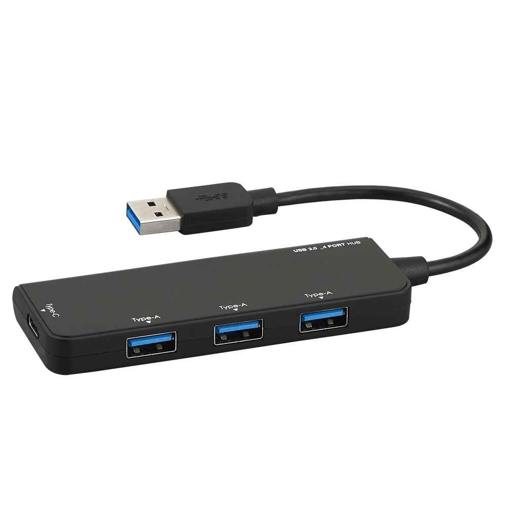 Rakuten - ナカバヤシ UH-3164BK USB3.0ハブ 4ポート BK