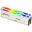 KINGSTON KF564C32BWEAK2-32 32GB (2x16GB) DDR5 6400MT/s CL32 FURY Beast White RGB...