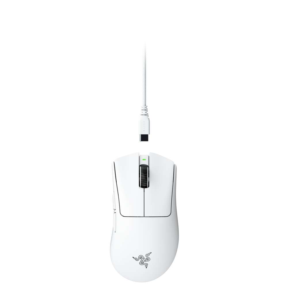 Razer DeathAdder V4 Pro (White Edition) 超軽量ワイヤレス エルゴノミック e スポーツマウス ホワイト